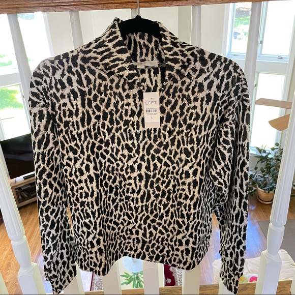 LOFT - Animal spotted sweater - Picture 3 of 4